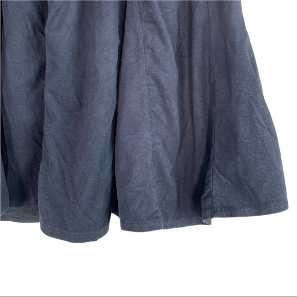 Brandy Melville Black Suede Skater Skirt - Picture 5 of 6